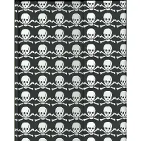 Peter Pauper Press Magnetic notitieboek - Skull - crossbones - 16x21 cm