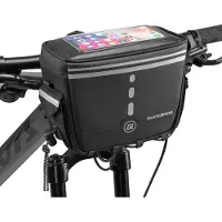 RockBros Fietsstuurtas Waterdichte 2L Fietstas met Touchscreen Multifunctionele Tas voor Mobiele Telefoons Tot 7,5’’ voor E-bike MTB Racefiets Scooter