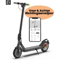 5TH WHEEL - V30PRO - Elektrische Step - Voor en Achter LED Richtingaanwijzer - 25km/u - Actieradius 32Km