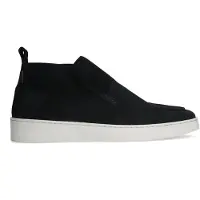 Manfield Zwarte suède boots | Maat 42