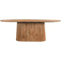LivingFurn eetkamertafel salvator 230cm mangohout