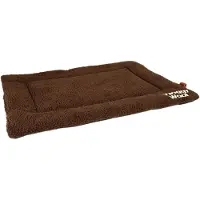 Pet-Joy Products The DoggyWool Blanket Brown XXL 118x75 cm | Kussens, kleden en manden