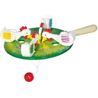 Goki Spel - Pikkende Kippen - Hout