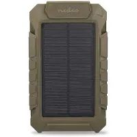 Nedis Zonnepaneel - 5 / 6 / 12 V DC - 0.5 / 1.0 A - DC Jack - Accessoire voor: WCAM130GN / WCAM150GN / WCAM250GN / WCAM460GN