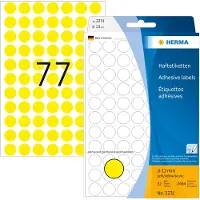 Herma Etiket 2231 rond 13mm geel 2464stuks - 3 stuks