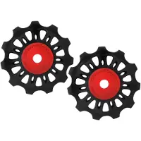 Sunrace Derailleurwieltjes Sp856 11 Tanden 2 Stuks Zwart/rood