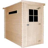 Timbela M306+M306G - Houten tuinhuis - 2,63 m² - 239x144xH204 cm - met vloer