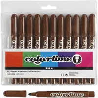 Creativ Company Bruine jumbo stiften, 12st.