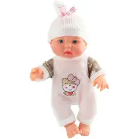 Breimeir Toi Toys Babypop met muts 23 cm Pop