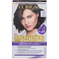 L'Oréal 1+1 Gratis: Excellence Cool Crème Permanente Crèmekleuring 5.11 - Ultra As Lichtbruin