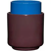 Hubsch Deux Pots bloempotten/vazen paars/blauw - 211912