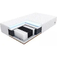 FDM LAVAL MAX Matras 100x200 cm - Hoogte 26 cm H2 en H4 - Pocketvering Matrassen - Dubbelzijdig - 7 zones - Antiallergisch