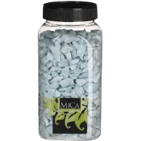 Mica Decorations steentjes mica lichtblauw
