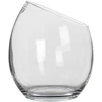 Mica Decorations vaas kathi glas maat in cm: 32 x 27.5 transparant