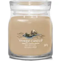 Yankee candle Geurkaars Medium Jar Amber & Sandalwood 368 gr