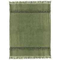 Unique living plaid saba 130x180cm olive green
