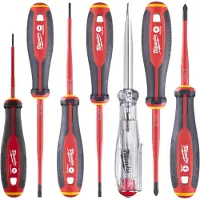 Milwaukee SCHROEVENDRAAIERSET VDE TRI-LOBE SL/PH (7-DELIG)