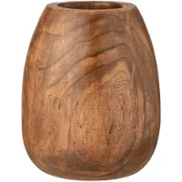 J-Line Jar Paulownia Brown Small