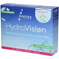 Innoxa HydraVision Lenzenvloeistof Trio + 100ml Gratis 3x360 ml Vloeistof