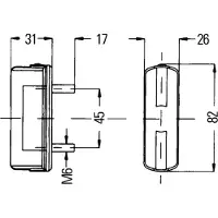 Hella Kentekenplaatverlichting 2KA 997 011-001