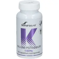 Sidroga Gesellschaft für Gesundheitsprodukte mbH Soria Natural Kalium - Potassium 180 mg 60 St Tabletten
