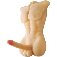Hismith Premium Masturbator Mannenlichaam voor Haar Sekspop George Sexpop voor Hem & Haar Sekslichaam