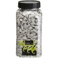 Mica Decorations Lichtgrijze Decoratie Steentjes 650ml -