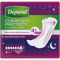 Depend Verband Maximum Night 6 Stuks