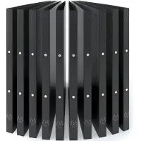Acropaq - 10 x Ring binder A4 - With 2 rings, Spine width 2,2 cm, Night, 'Nature' color collection -