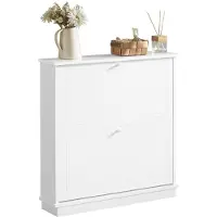 SoBuy Schoenenkast Wit 76x18x78cm