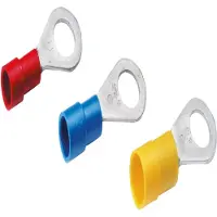 Cimco geïsoleerde ringkabelschoen vertind 0,5-1mm² M8 - rood per 100 stuks (180027)
