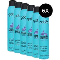 Schwarzkopf Got2b Dry Shampoo Extra Volume - 6 x 200 ml