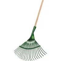 Synx Tools Bladhark 22 tanden – Groen – Vaste breedte – Gazonhark – Inclusief steel 150 cm