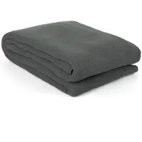 Zohome Bedsprei ICA - Donkergrijs 180 x 260 cm