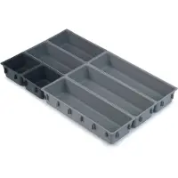 Joseph Joseph Lade organizer Blox Grijs (7-Delig)