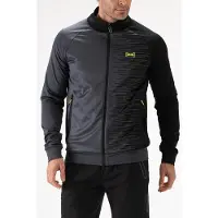 Sjeng Sports sportvest Taco zwart/grijs/geel male | Maat: S