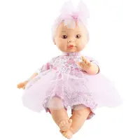 Paola Reina Andy Primavera Anita babypop blank meisje met bruine ogen en sproeten 27cm
