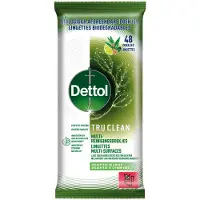 Dettol Tru Clean Schoonmaakdoekjes Eucalyptus + limoen Pak met 48 doekjes