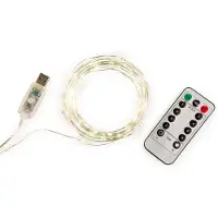 Kikkerland EXTRA LONG! SILVER STRING LIGHTS