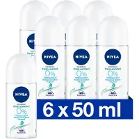 Nivea 6x Deodorant Roller Fresh Comfort 50 Ml