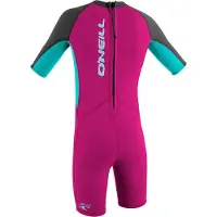 O'Neill Reactor Spring 2 Mm Junior Shorty Met Korte Mouwen En Rits Op De Rug