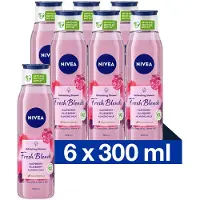 Nivea 6x Fresh Blends Douchegel Fresh Blends Raspberry 300 ml