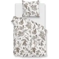 Zohome Zo Home Dekbedovertrek Katoen Flanel Esme - white 140x200/220cm