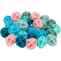 Pexkids Ovale spaakkralen met reflectie - 30 stuks - 6 kleuren - Eenvoudig te bevestigen