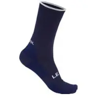 Le Col Sokken met hoge kraag Blauw/Wit || Maat: 39-42