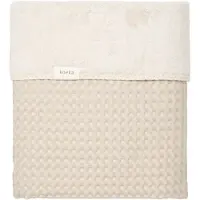 Koeka Deken Babybedje Oslo Teddy Sand/Pebble
