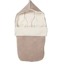 Koeka Vik gevoerde buggy voetenzak teddy taupe unisex
