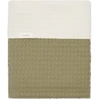Koeka Deken Wieg Wafel Cotton Fleece Moss