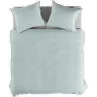 Yellow Suites Dekbedovertrek Percale-Katoen 200 x 200/220 cm / Blauw