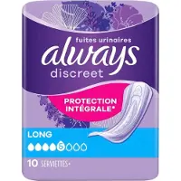 Always Discreet Verband Voor Urineverlies Long - Voordeelverpakking 2 x 10 stuks
